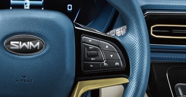 SWM G03 EDi, Cruise control și comenzi multifuncționale