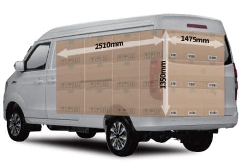 SWM X30 L EV, 4,8 m³ spațiu de încărcare, complet electric